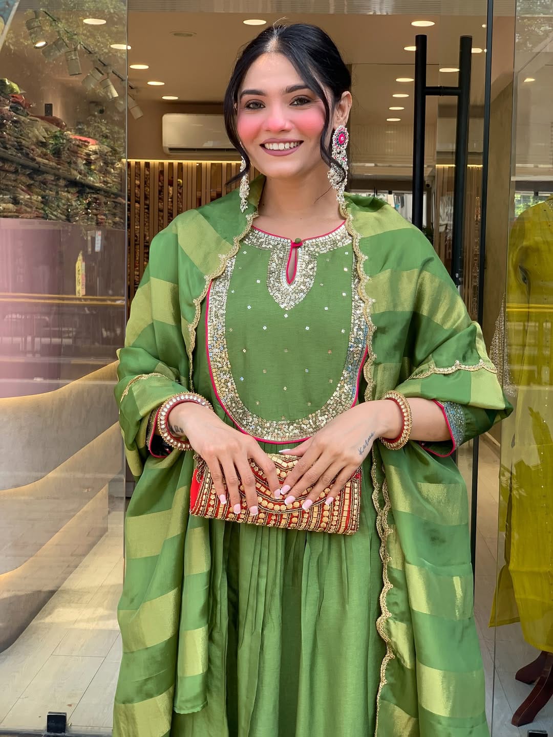 Vanya Maheshwari Silk Suit Set with Dupatta 3 Vanya Maheshwari Silk Suit Set with Dupatta - Image 3