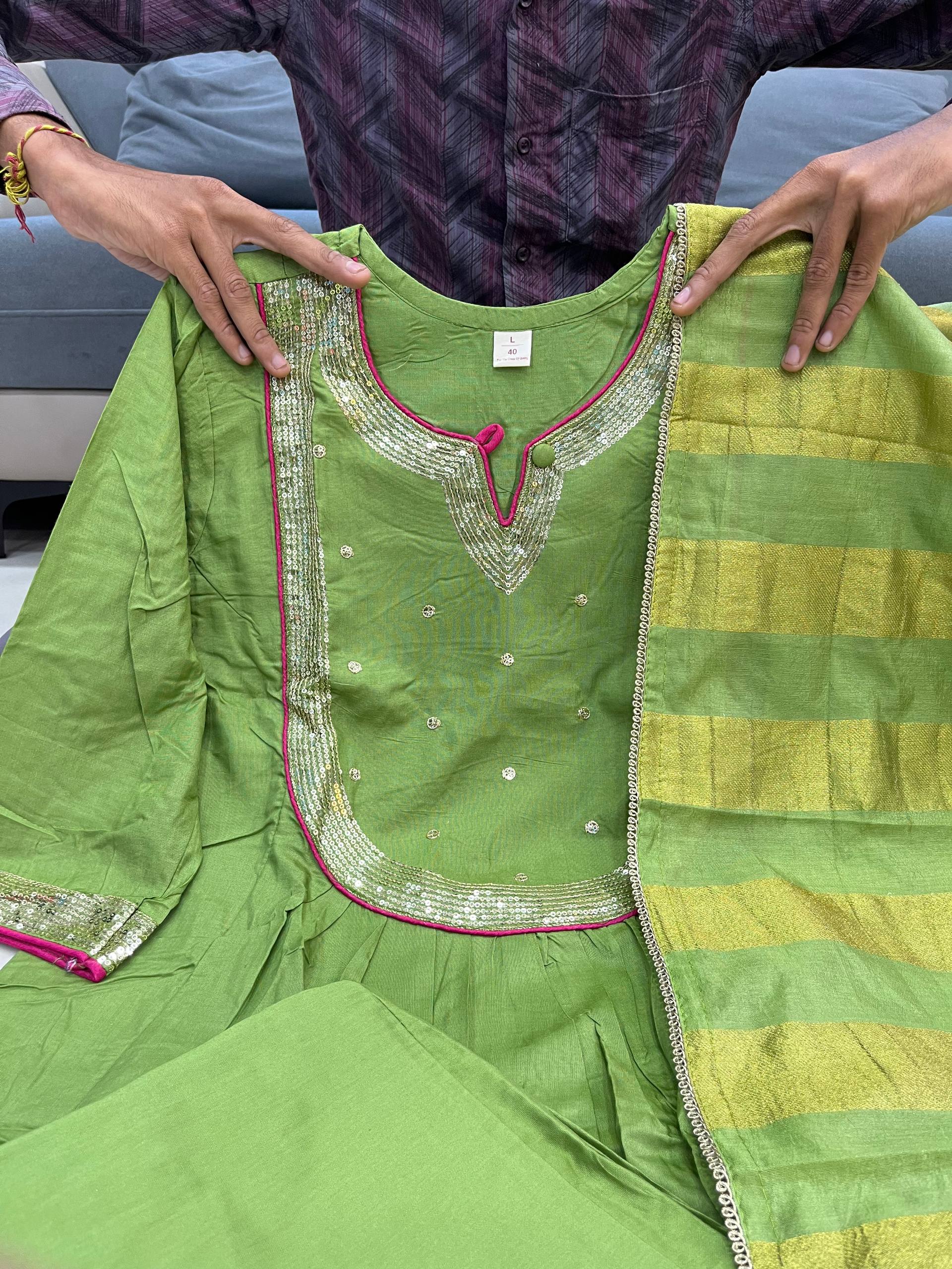 Vanya Maheshwari Silk Suit Set with Dupatta 13 Vanya Maheshwari Silk Suit Set with Dupatta - Image 13