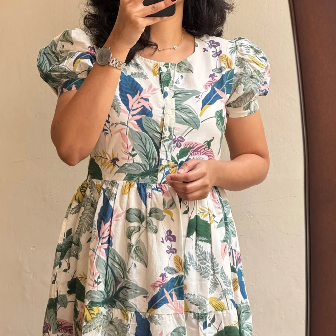 Botanical Muse Tiered Midi Dress 6 Botanical Muse Tiered Midi Dress - Image 6