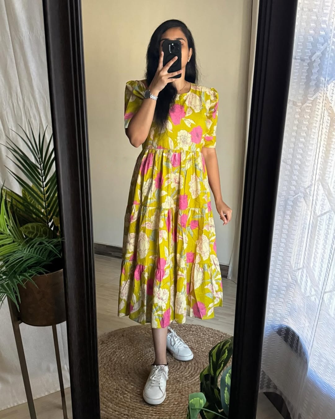 Citrus Bloom Tiered Midi Dress 5 Citrus Bloom Tiered Midi Dress - Image 5